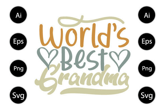 World's Best Grandma, Best Mom Design